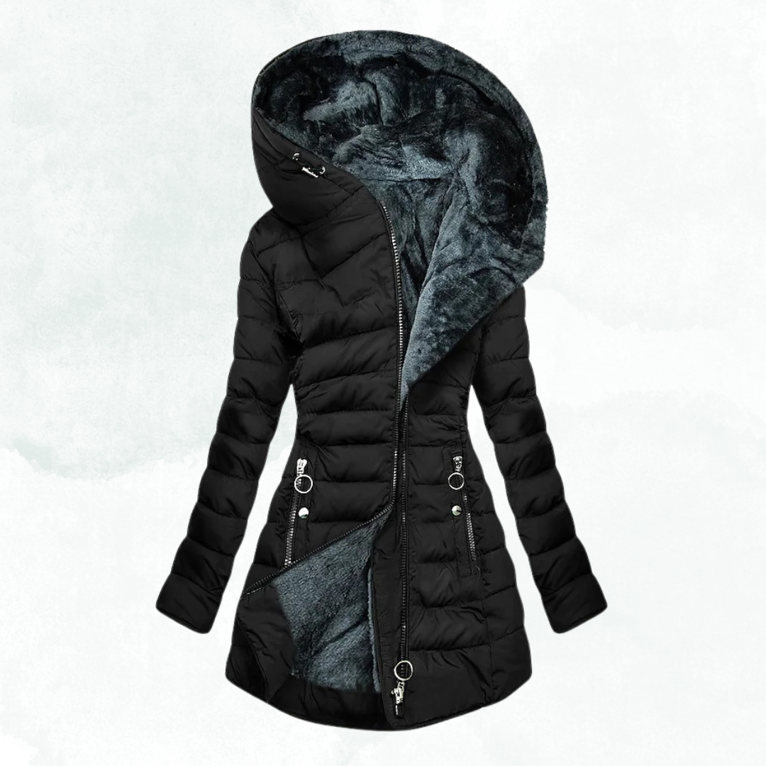 Elise - Elegant winter fleece coat for women