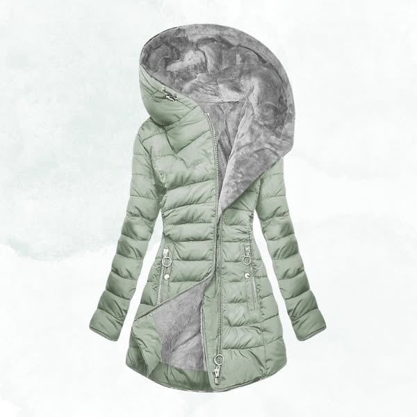 Elise - Elegant winter fleece coat for women