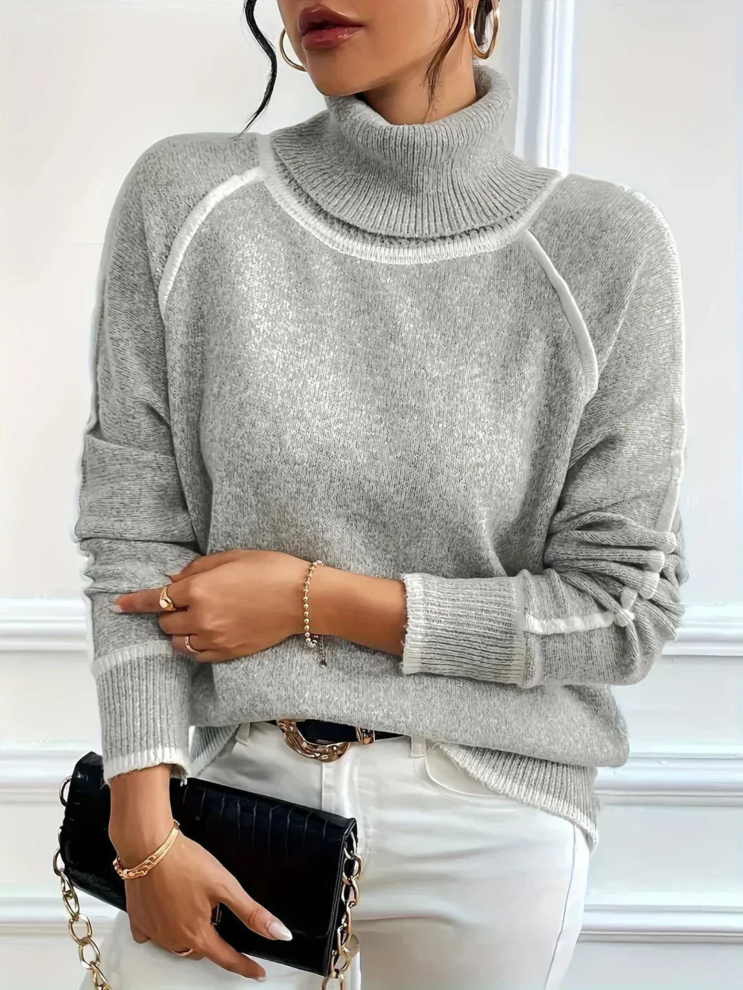 Aurora - Lässiger Rollkragenpullover